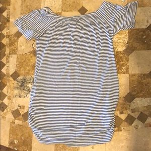 Cotton Maternity top with ruching